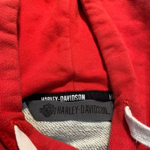 Vintage Harley-Davidson Slim Fit Hoodie Sweatshirt - Size S - Picture 6 of 7